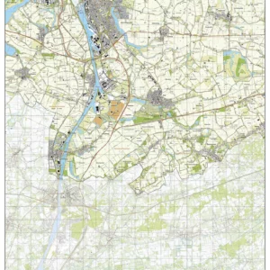 Topografische Kaart TOP25 (Terneuzen, Axel, Sas van Gent, Hoek, Sluiskil, Zaamslag)